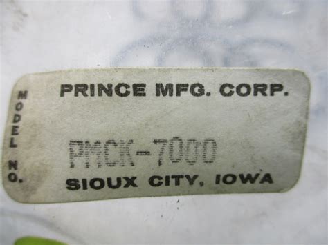 PRINCE MFG. CORP PMCK-7000 KIT NSNP | eBay