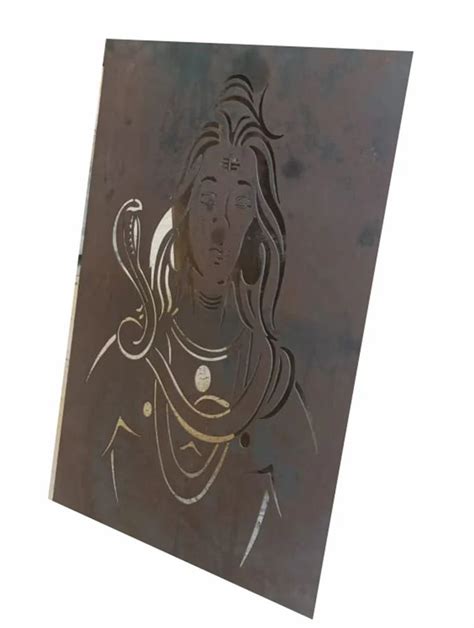 Personalized Shiva Face Laser Cut Metal Name Plate Blank Buy Indian God ...