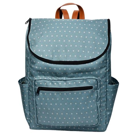 Serena Backpack - Green Asterisk – White Lily
