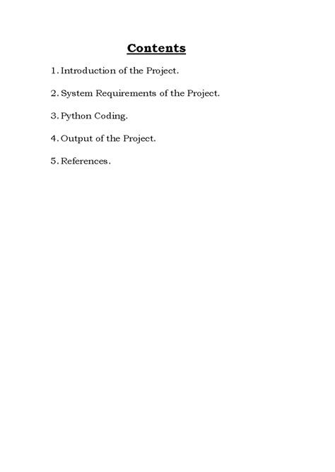 Project Computer: System Requirements and Python Implementation - Studocu