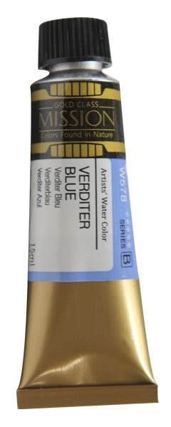 htconline.in| Mijello Mission Gold Water Colour 15ml Verditer Blue ...