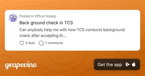 Back ground check in TCS - Grapevine