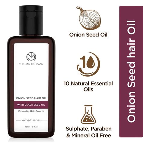 Buy THE MAN COMPANY ONION HAIR OIL WITH 10 ESSENTIAL OILS FOR HAIR ...