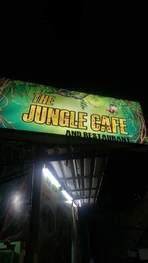 Menu at The Jungle Cafe, Marunji