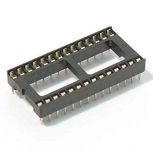 NEnt 28 Pin Wide DIP IC Socket Base Adaptor (Pack of 5) : Amazon.in ...