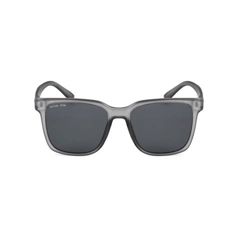 Buy Royal Son Women Black Uv Protected Square Sunglasses Online
