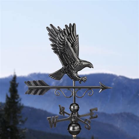 Buy Majestic Eagle Weathervane 1979K- Black Finish by Good Directions ...