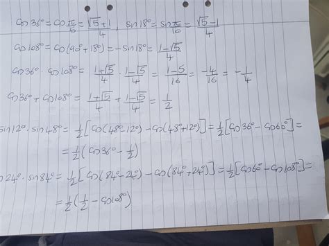 sin12° sin 24° .sin 48° . sin84 = - Brainly.in