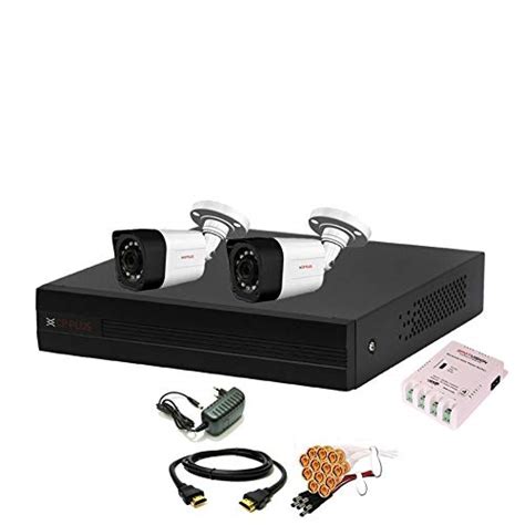 CP Plus 4 Channal HD DVR 1080p 1Pcs, Outdoor Camera 2.4 MP 2Pcs, Combo ...