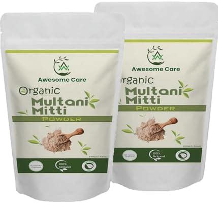 Awesome Care Multani Mitti Powder for Face 100 grams (Pack of 1 ...