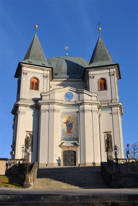 Holy Hostyn church stock photo. Image of cross, yellow - 62999646