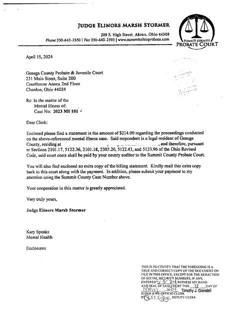 Summit County Probate Court – Amount: $214.00 | Geauga County Auditor's ...