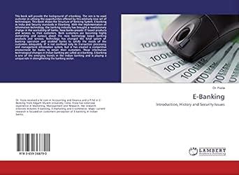 Buy E-Banking: Introduction, History and Security Issues Book Online at ...