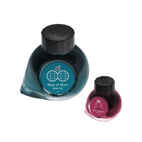 Colorverse Red Planet Map of Mars & Mars Attacks Turquoise (65ml ...