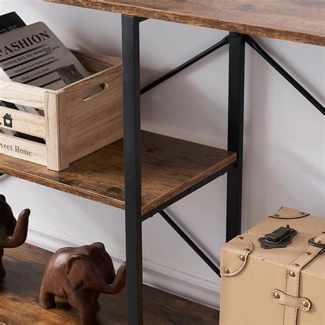 Buy SHOCOKO Console Table for Entryway, Rustic Long Sofa Table with ...