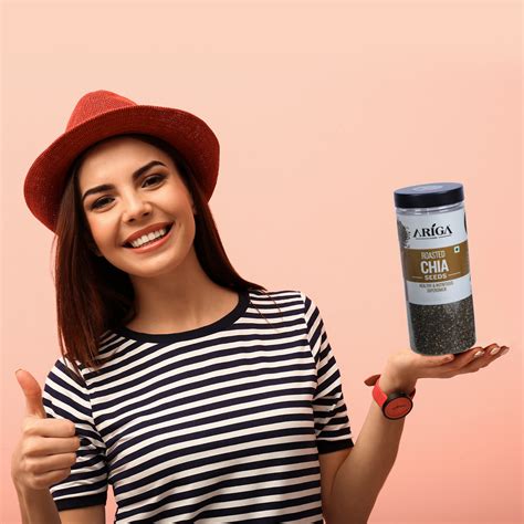 Roasted Chia Seeds 1kg - Free Jar & Shipping | Ariga Foods