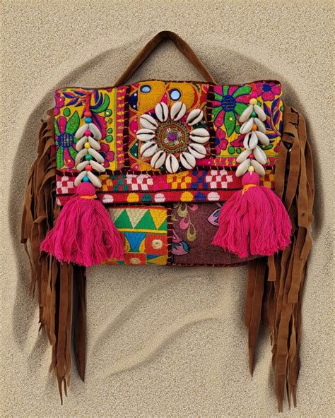 Indiehaat|Pure Cloth Kambadiya Patch Work Brown Sling Bags – Indiehaat.com