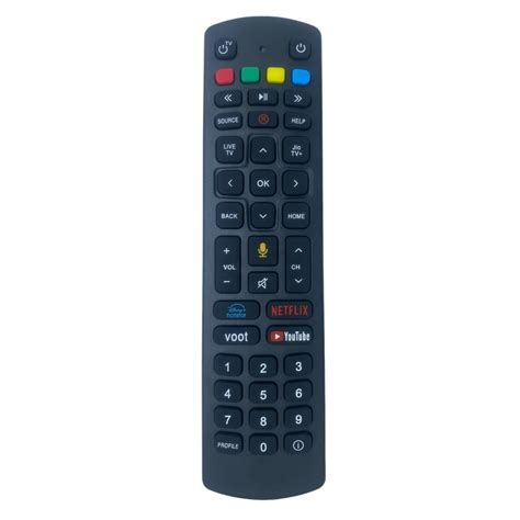 Buy Upix Set Top Box Remote No. 1096 (with Voice), with YouTube ...