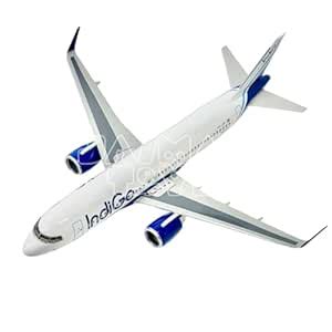 Breatoi Diecast Aeroplane Display Models : (A320 Indigo - 46 Cm ...