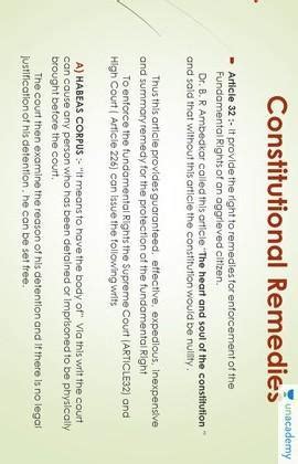 Right to constitution remedies - Brainly.in
