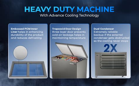 Haier HFC-400CET, Double Door Combo Freezer (Half Cooler & Half Freezer ...