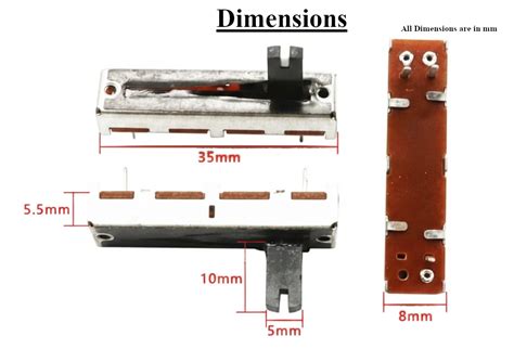Probots 35mm Slide Potentiometer B10K | 10mm Travel Midpoint Buy Online ...