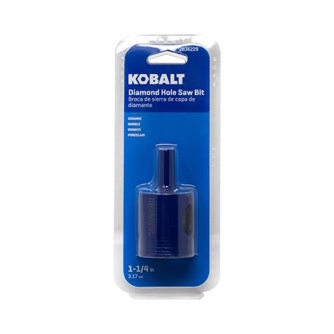 Kobalt 1-1/4-in Wet/Dry Diamond Core Drill Bit Stone HS1-14 at Lowes.com