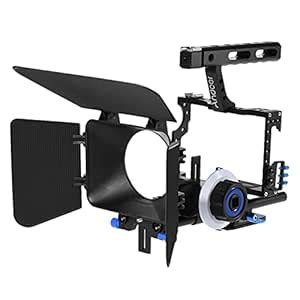FABOBJECTS® C500 Aluminum Alloy Camera Camcorder Video Cage Rig Kit ...