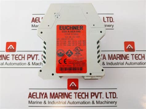 Euchner Ces-a-aea-04B Evaluation Safety Relay Module 072000, 250Ma Dc2 ...