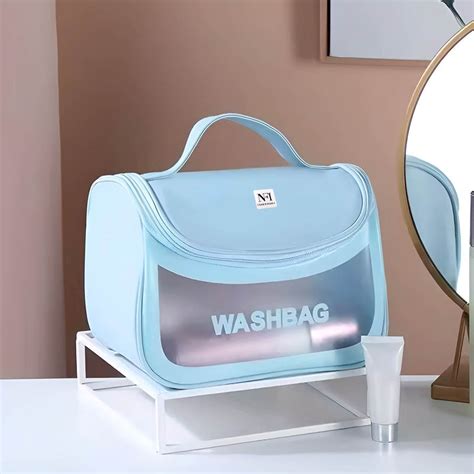 Buy NFI Essentials Transparent Travel Makeup Wash Bag Pouch (M) Online