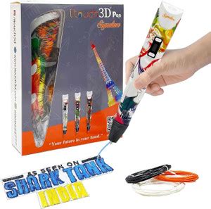 WOL3D Itouch Signature 3D Pen (White) for 3D Drawing; Art and Craft 3D ...