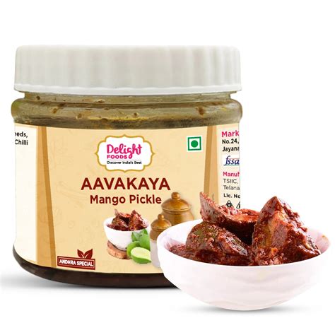 Avakaaya Mango Pickle by DelightFoods | Buy Online in India – Delight Foods