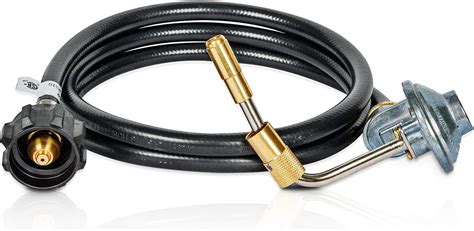 GasSaf Propane Adapter Hose with Griddle Regulator for India | Ubuy