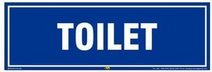 Mr. SAFE Toilet In Hard Plastic Lamination (12 Inch X 4 Inch) Emergency ...