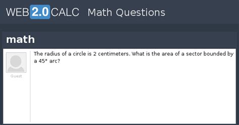 View question - math