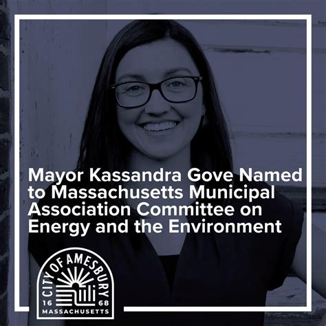 City of Amesbury on Twitter: "Mayor Kassandra Gove was recently named ...