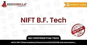 NIFT B.F. Tech Mock Test 2020 | Unlimited Online Test Series & Speed ...