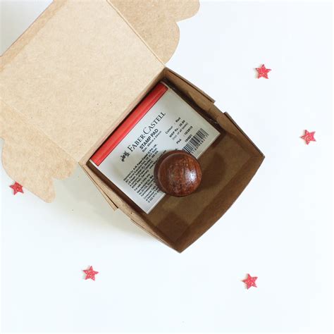 Personalised Single Face Rubber Stamp with Wooden Mount - Characters T ...