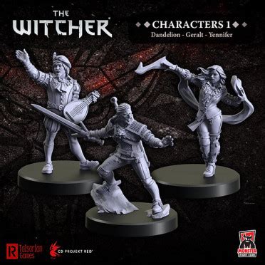 Buy The Witcher RPG: Characters 1 - Geralt, Yennefer, Dandelion ...
