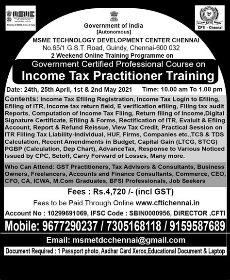 Become Income Tax Practitioner