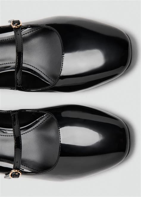 Patent leather shoes with buckle - Women | MNG Australia