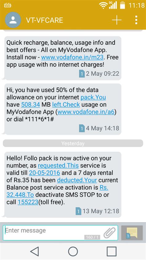 Vodafone India — Follo pack activation without my knowledge | 1286237