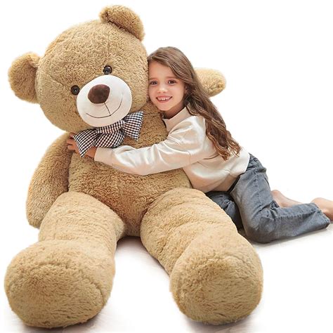 MorisMos Giant Teddy Bear 4ft Stuffed Animal Soft Big Bear Plush Toy ...