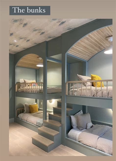 Bunk bed designs, Kids room interior design, Bunk beds built in