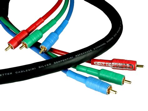 BetterCables 1M (3.28 ft) REFERENCE 3-Channel Silver Serpent Component ...