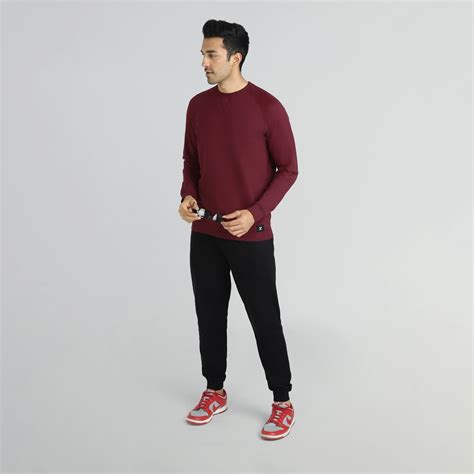 Cruze French Terry Cotton Sweatshirts Auburn Red – XYXX Apparels