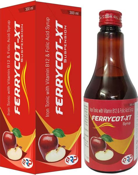 Ramvik Ayurvedic Ferrycot-XT Suspension | Iron Tonic With Vitamin B12 ...