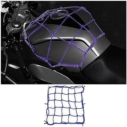 Small Mesh Net 15x15 Motorcycle Cargo Net - Stretchy Bungee Net With 6 ...