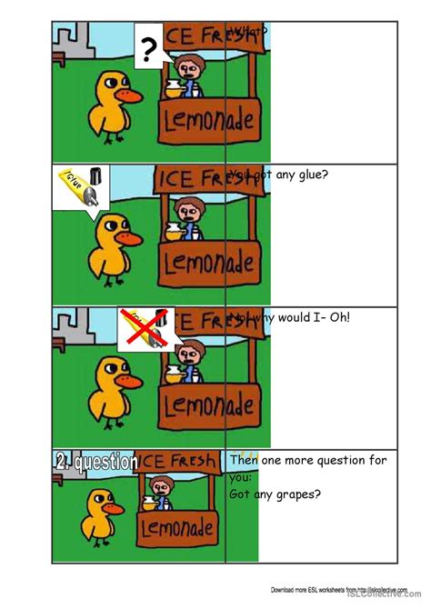 Duck Song Storyboard & Lyrics Gapfil…: English ESL worksheets pdf & doc