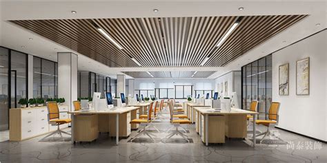 十大办公室效果图 - 上海东顺设计装饰有限公司